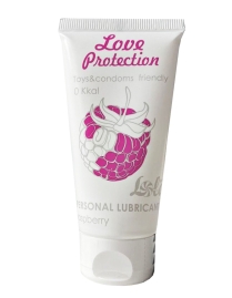 Смазка съедобная Love Protection Raspberry