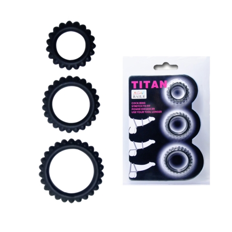 Эрекционные кольца Titan BI-210143